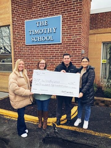 Alpha Xi Delta Sorority at West Chester University supports The Timothy School￼