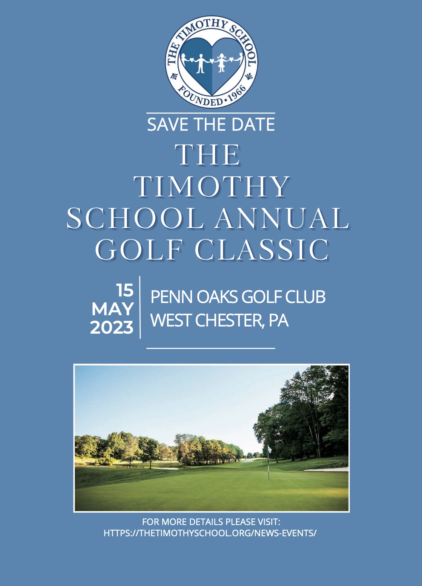 Timothy School Golf Classic Save The Date 2023